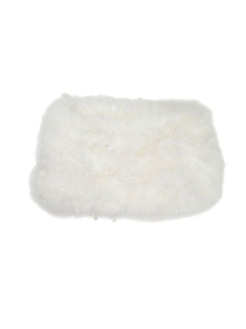Fanci Club Reed White Feather Mini Skirt
